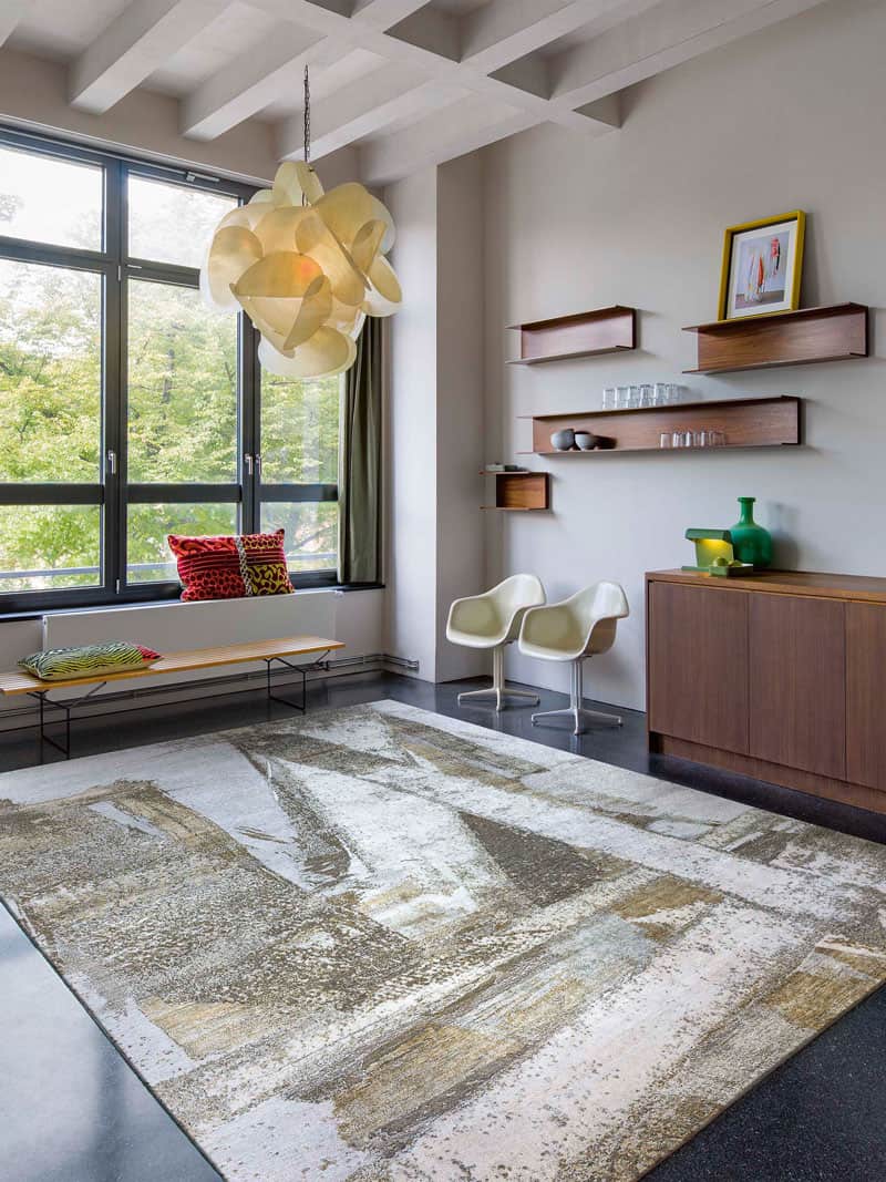 Tapete Gold Tecido à Mão