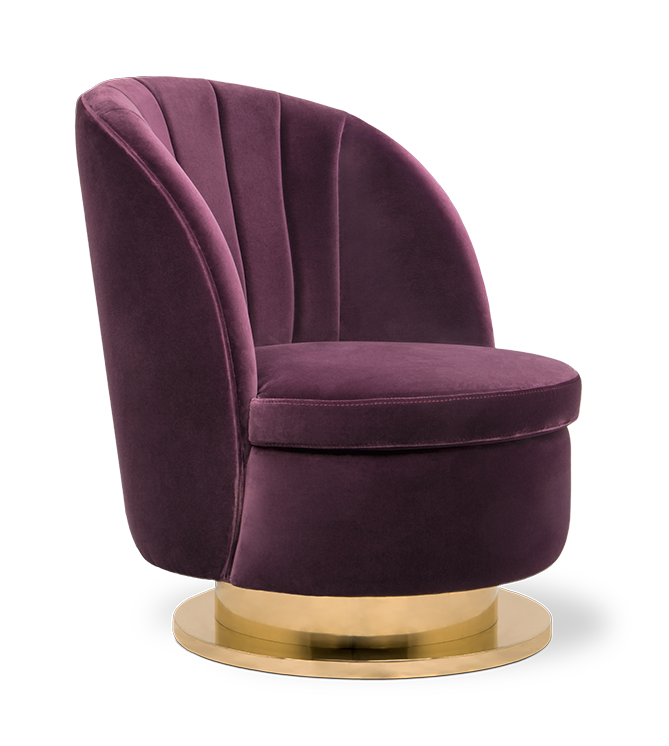 Sofá Individual Roxo Galen