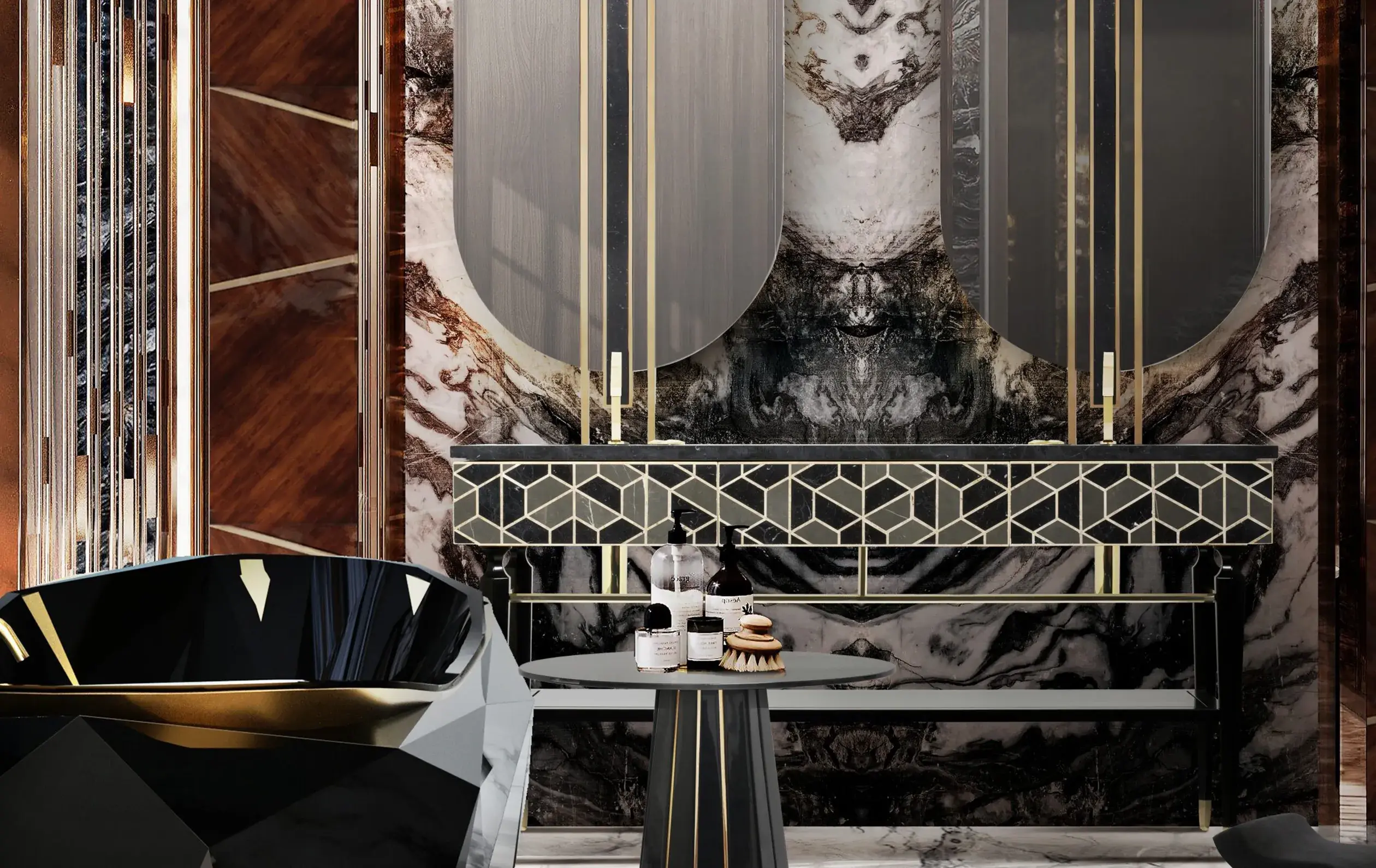 Móvel de casa de banho Shellstone - 1