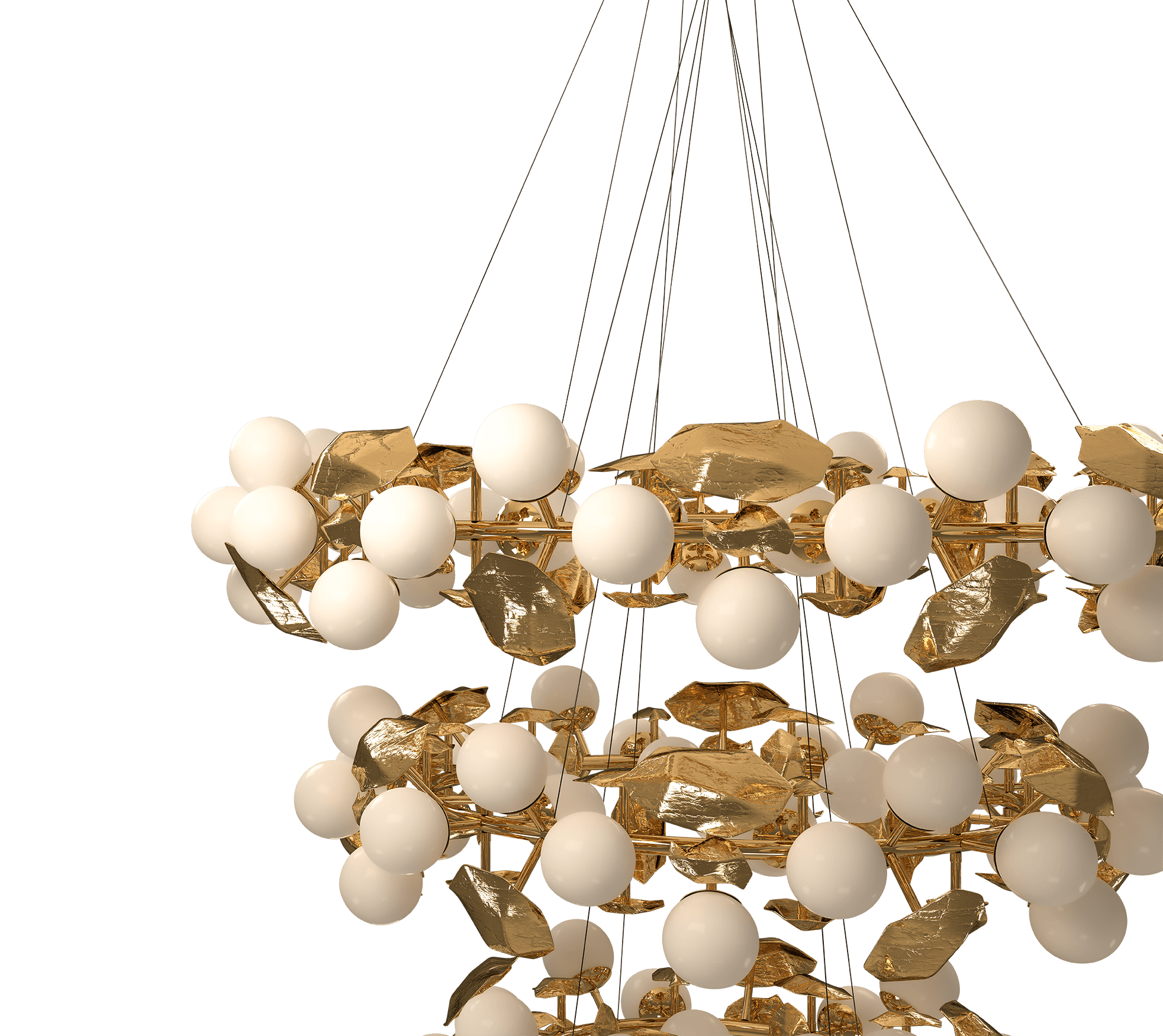 Candeeiro suspenso redondo III Athena