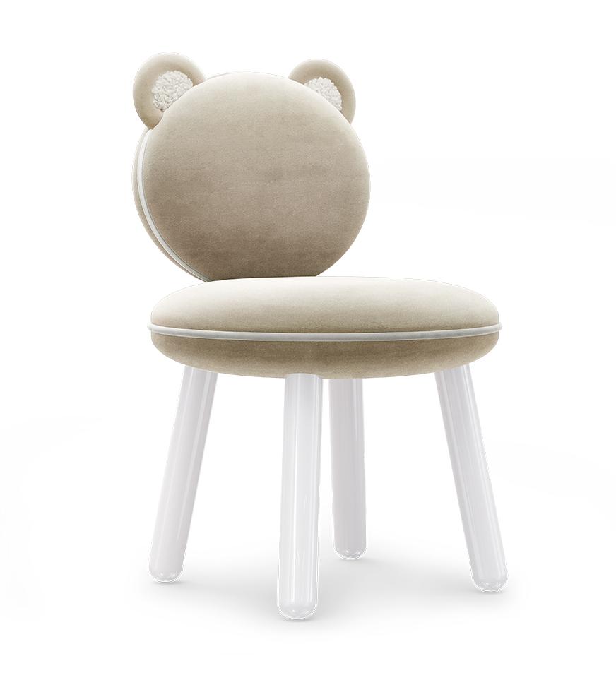 Cadeira infantil Fluffy Bear creme