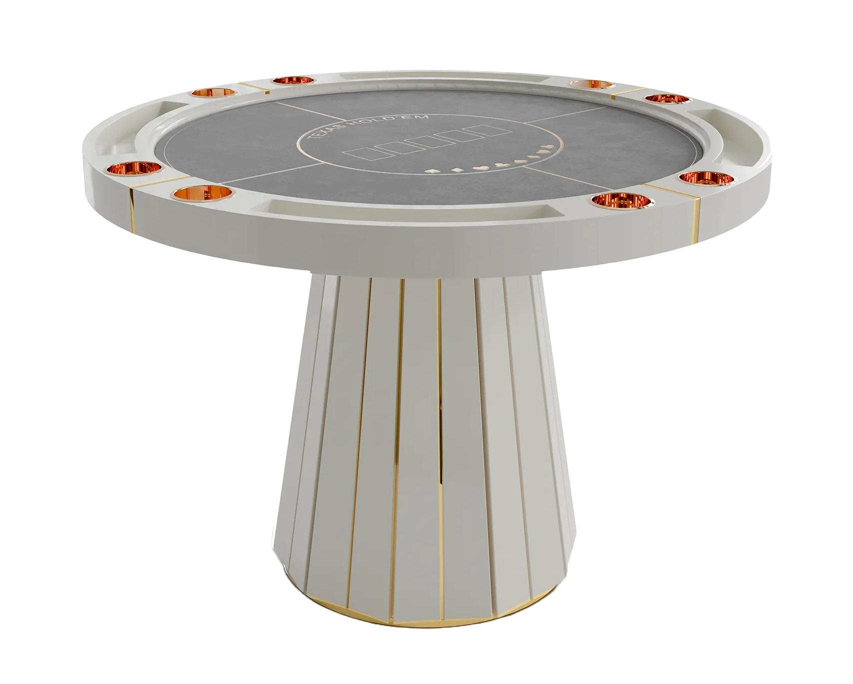 Mesa de póquer Regal branca