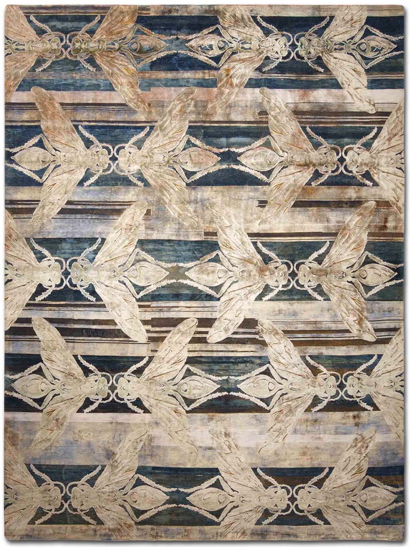 Tapete No Honey Feito à Mão Luxury