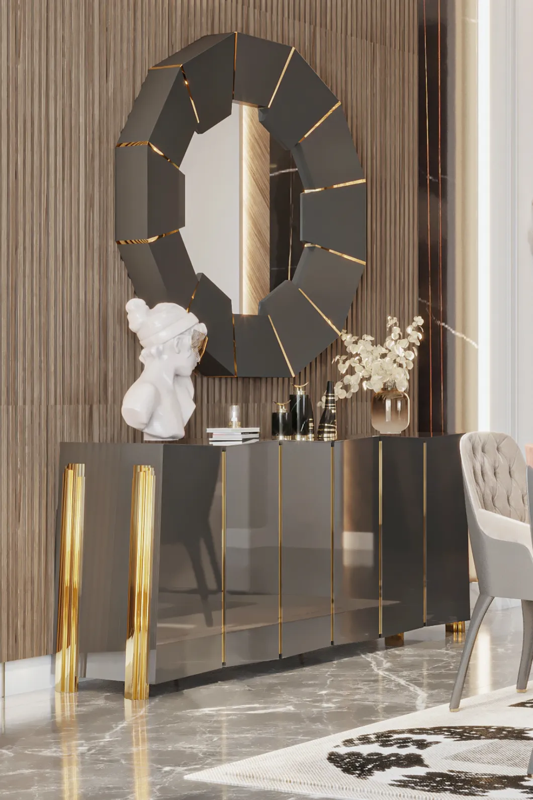 Espelho preto Radiance - 1