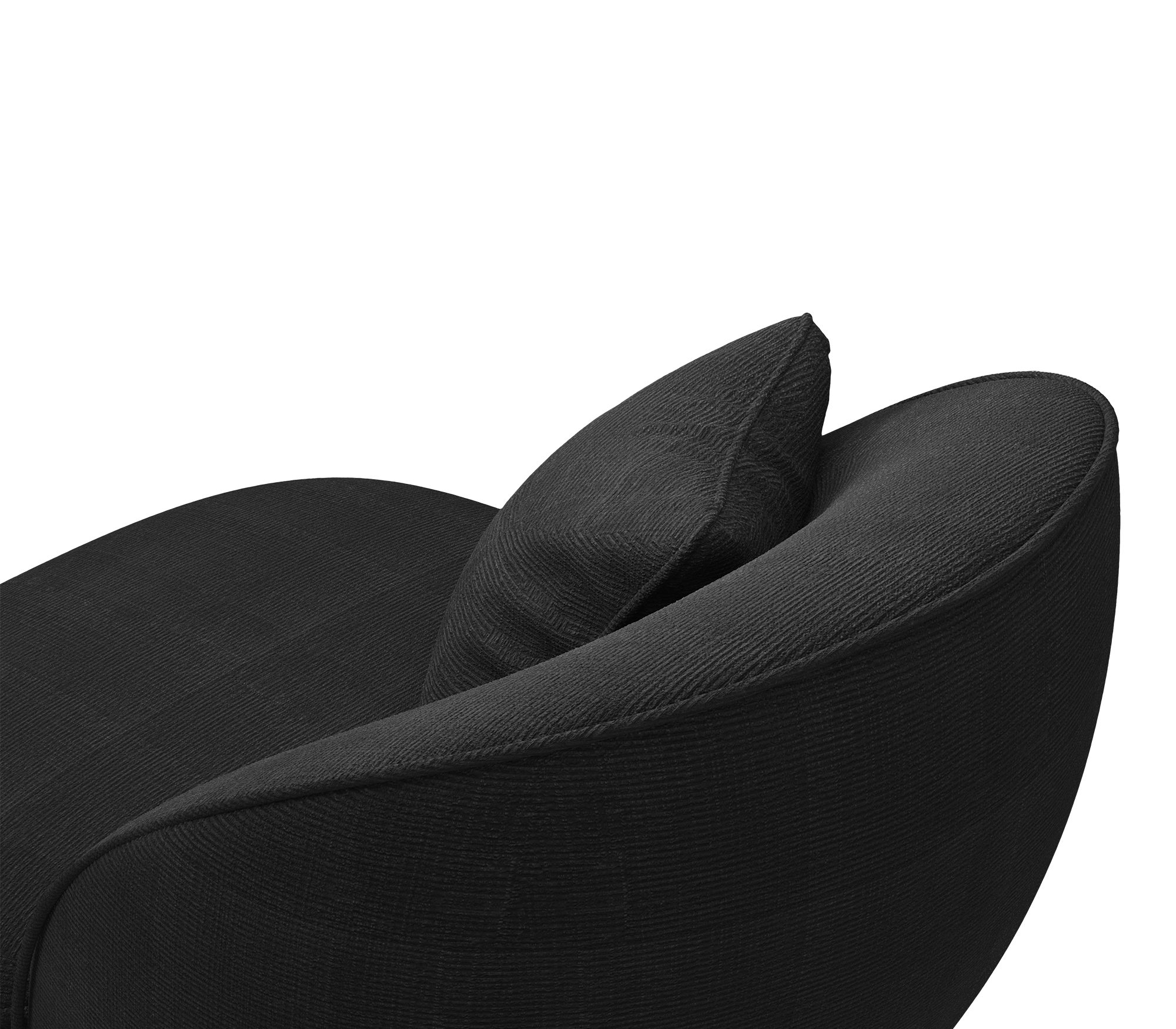 Poltrona Preta Báltica Angora II