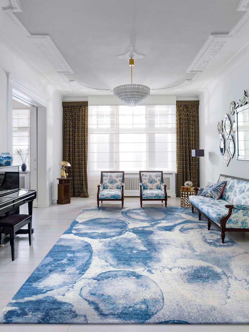 Tapete Splash Galileo Feito à Mão Luxury