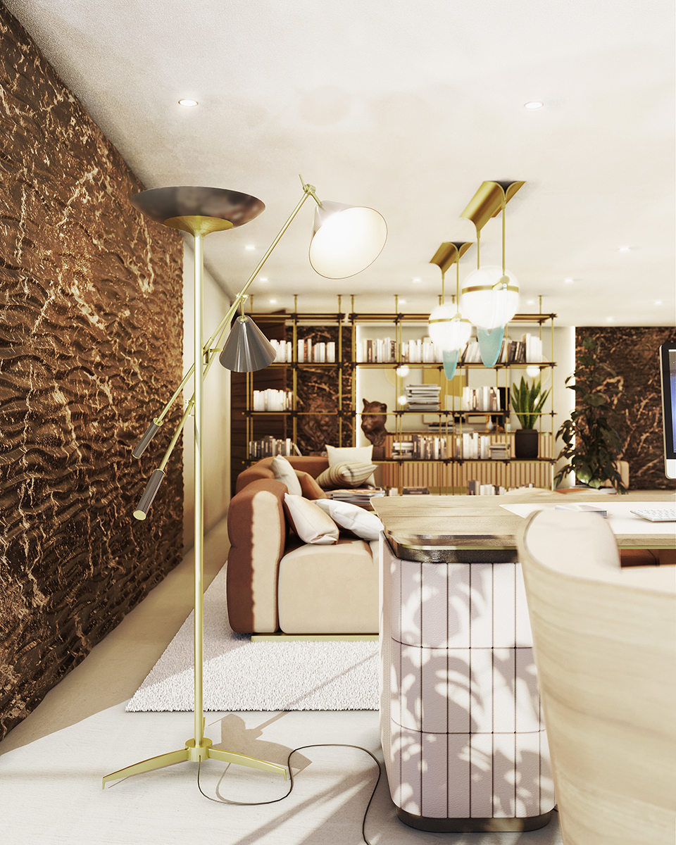 Candeeiro de pé tocha - 4