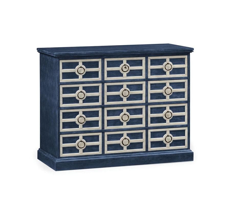 Cómoda Midmoor Blue Painted