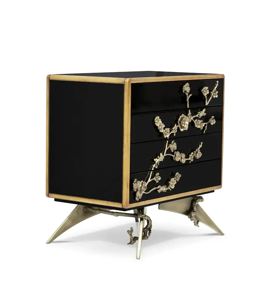 Mesa de Cabeceira Lacada Mirage