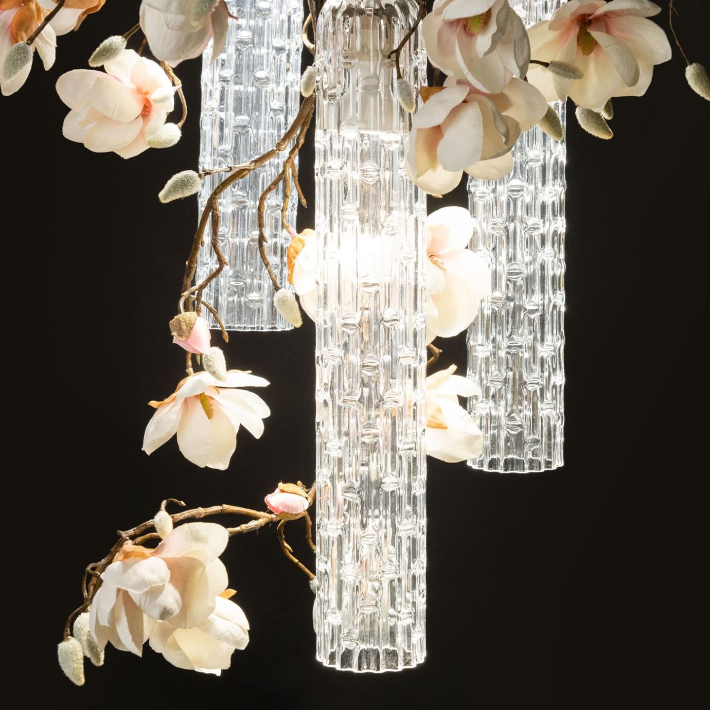 Lustre Magnolia Branco Pequeno