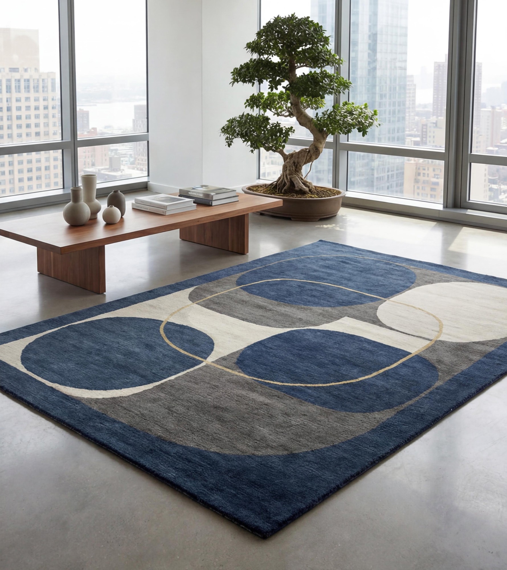 Tapete Nocturne Circles