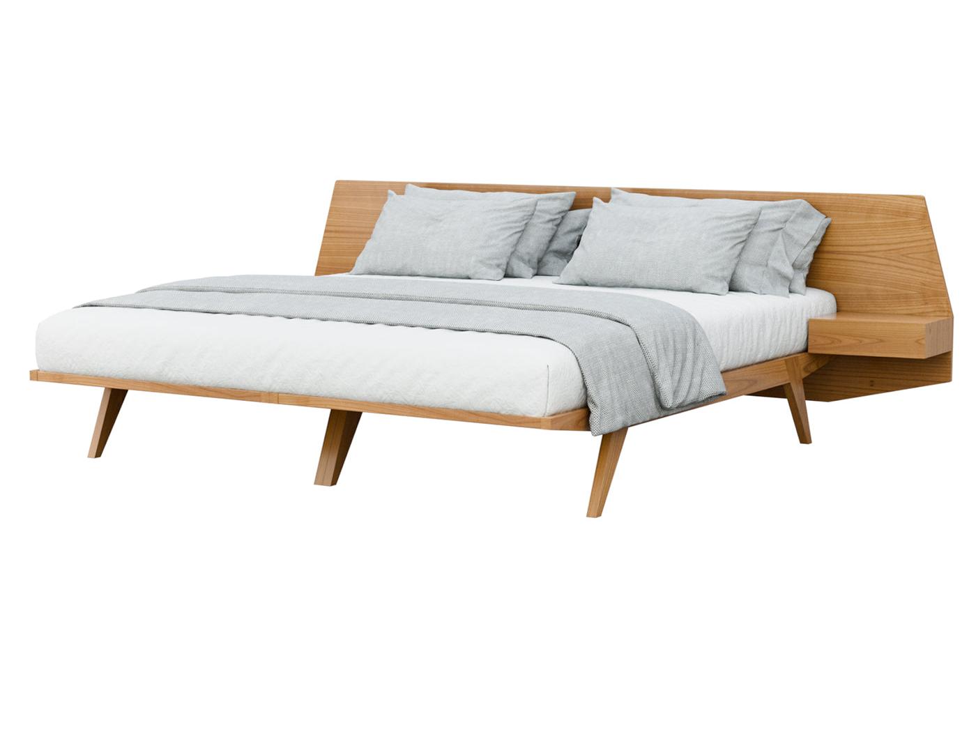 Cama de Cerejeira com Mesas de Cabeceira