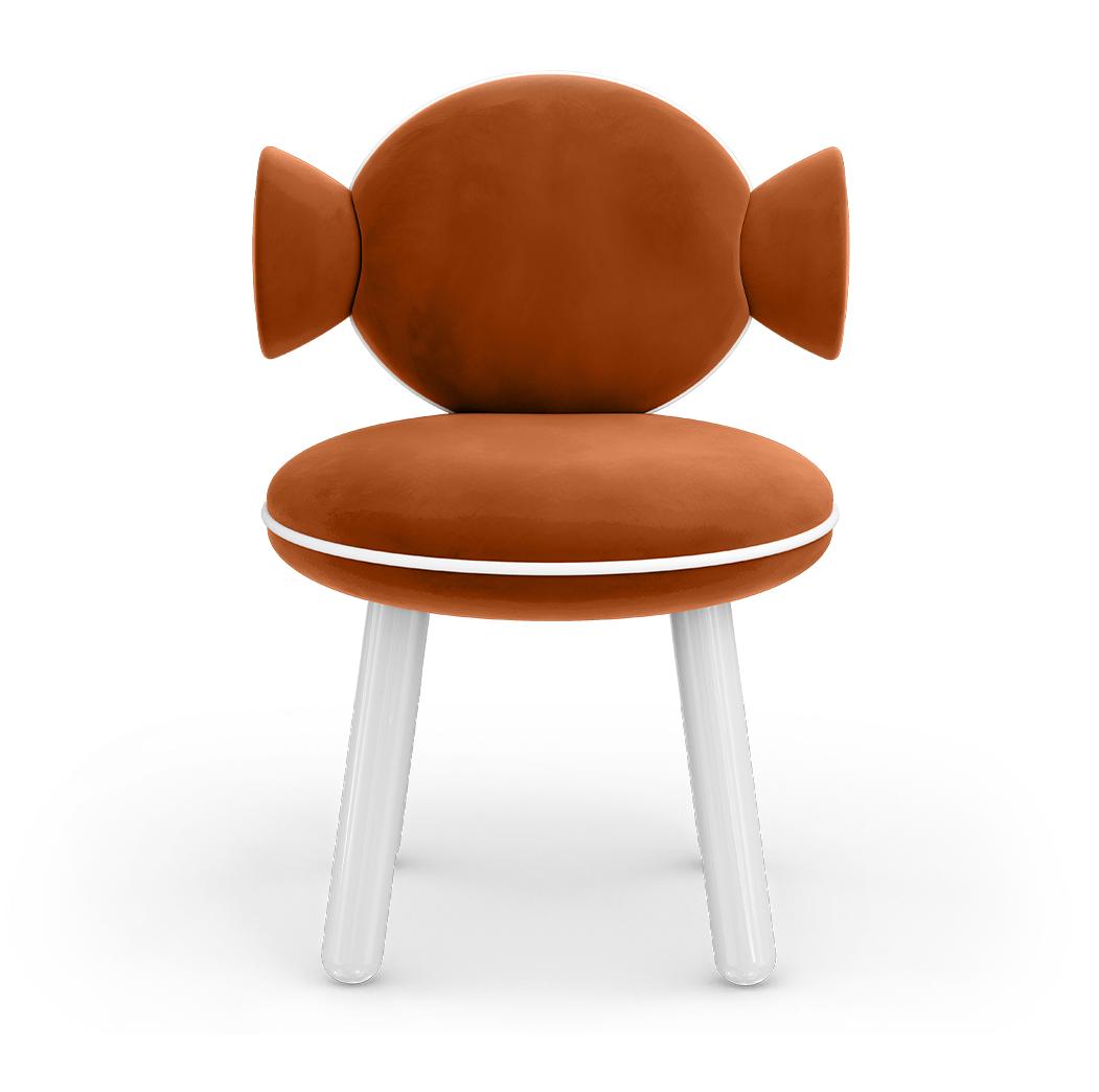 Cadeira puff Lollipop vermelha