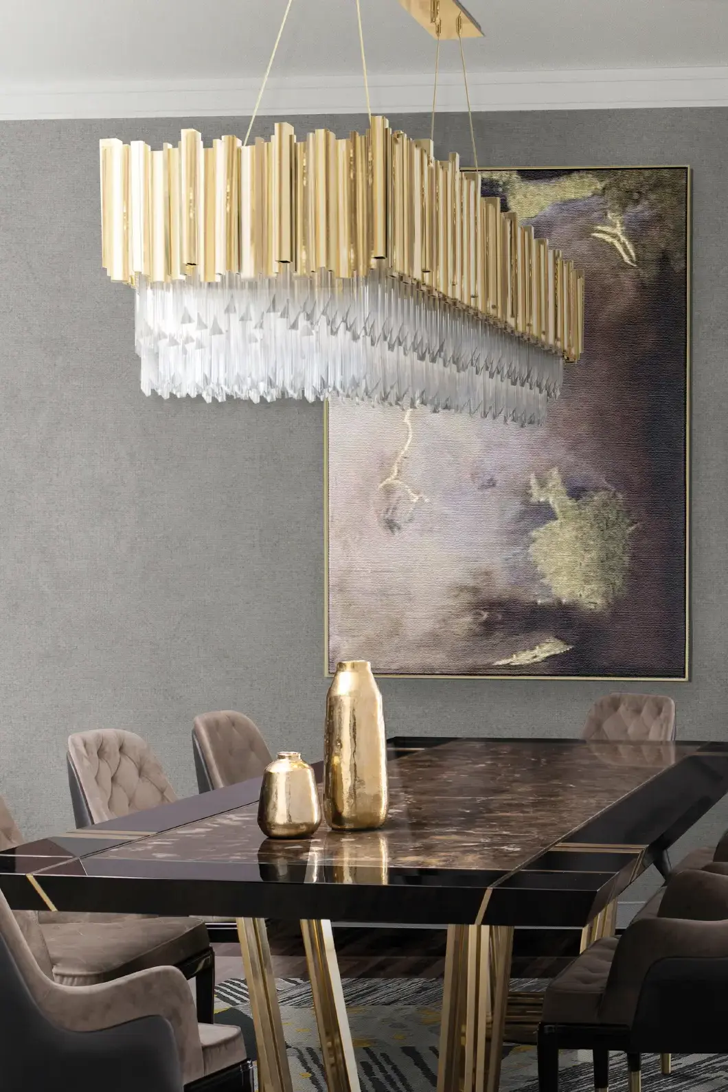 Candeeiro suspenso snooker quadrado Imperial