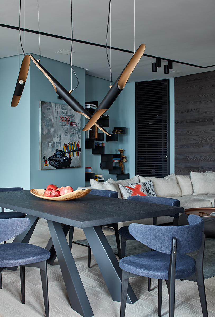 Candeeiro suspenso tom profundo - 26