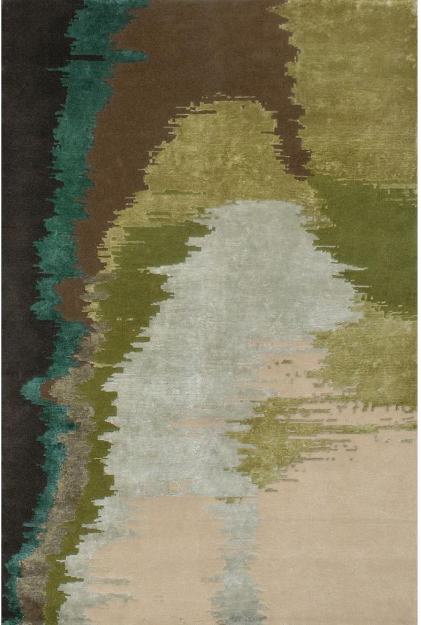 Tapete Hoek Anodado à Mão | Cor: Purple | Tamanho: 250 × 250 cm