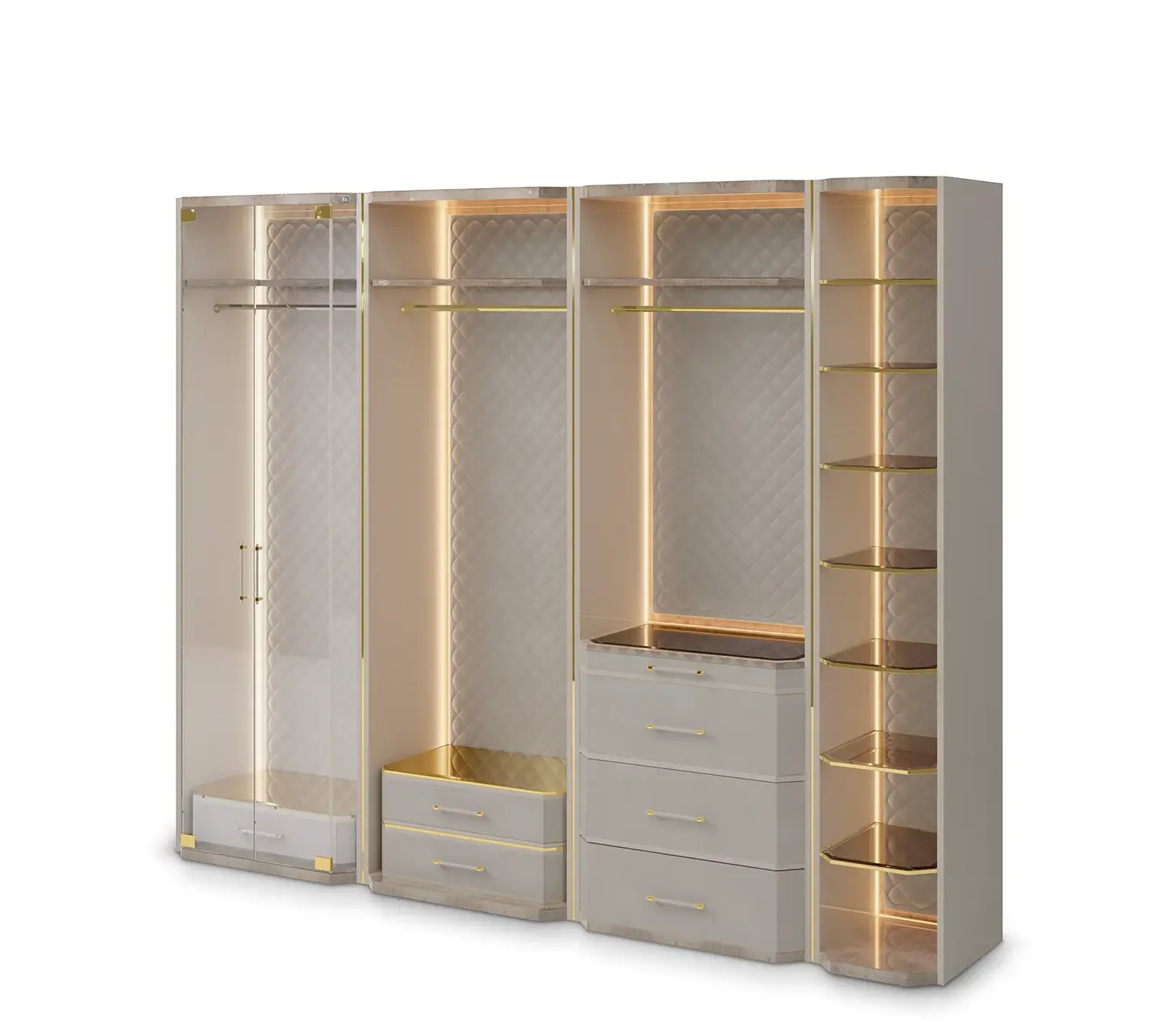 Roupeiro Bege Cadence