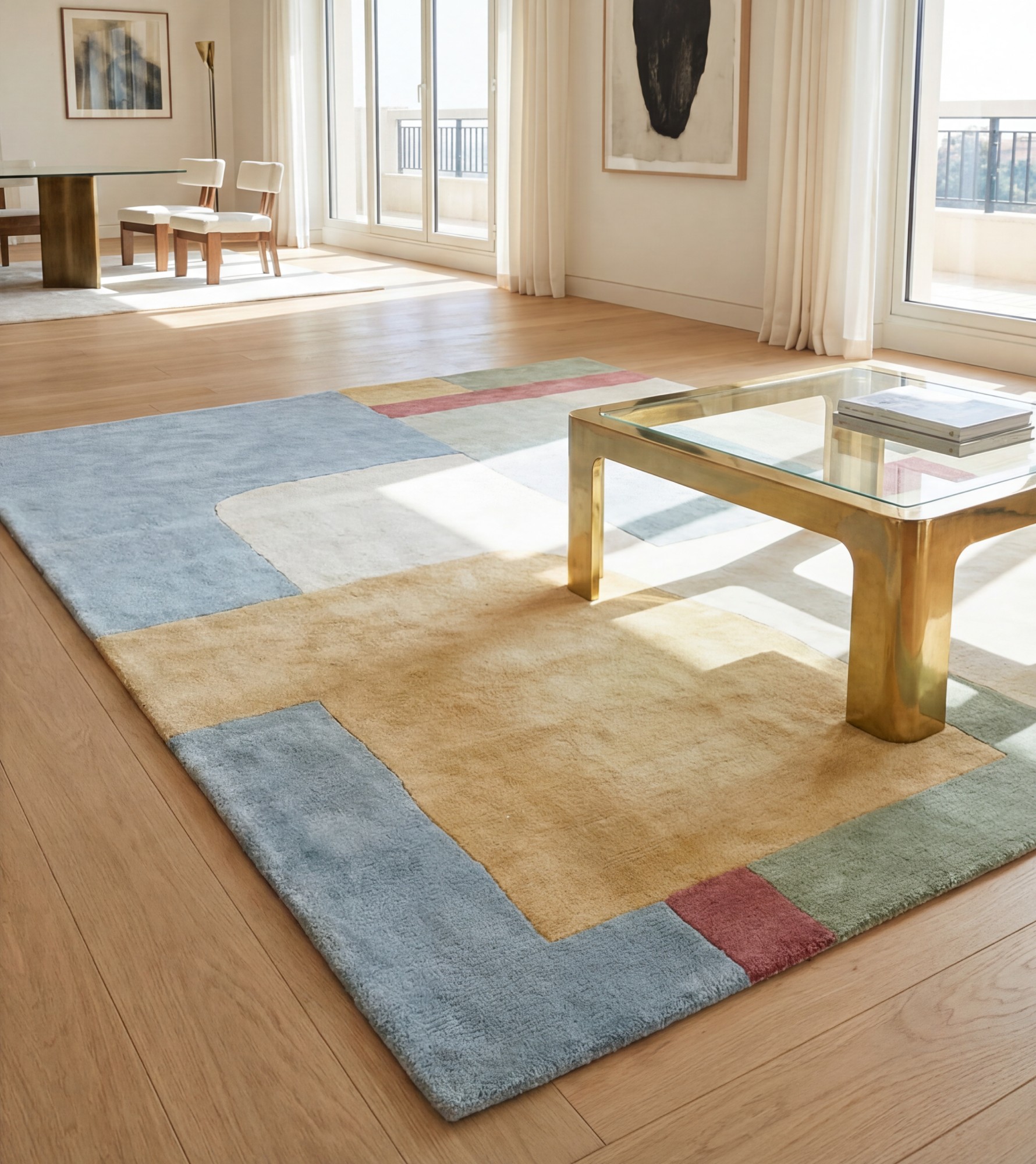 Tapete Pale Composition Warm