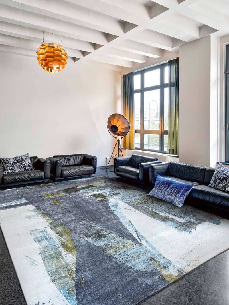 Tapete Green Rust Tecido à Mão