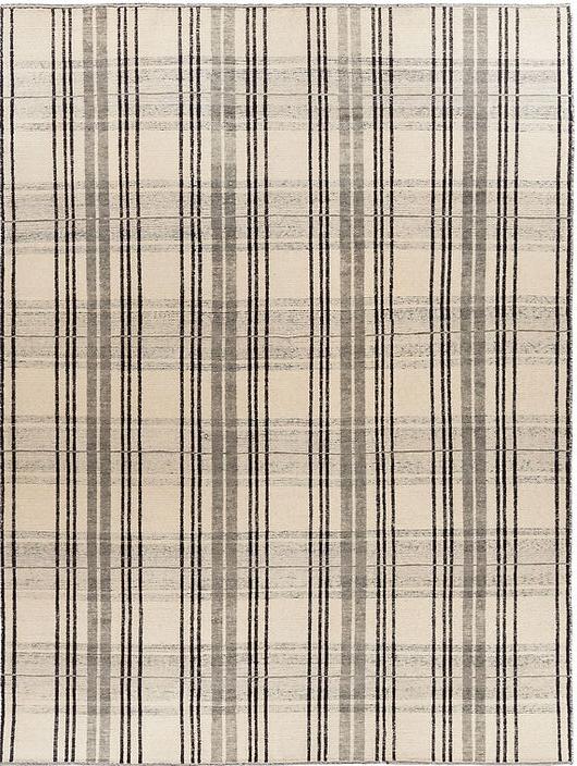 Tapete Feito à Mão Turco Xadrez