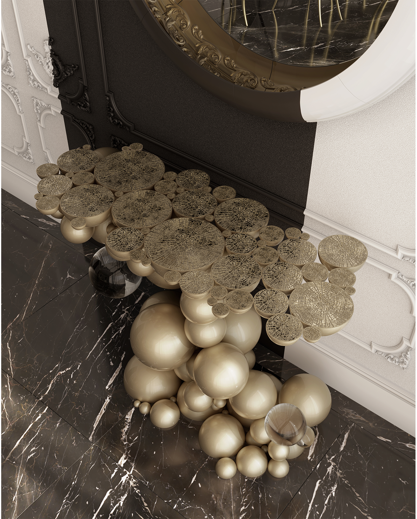 Consola Dourada Orbit