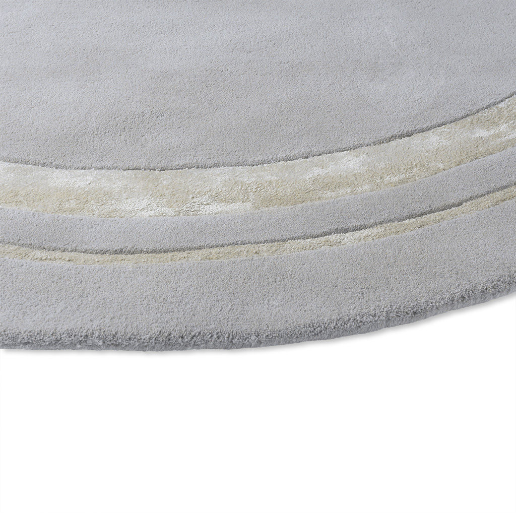 Tapete Redondo Redbrook-Prata | Tamanho: Ø 150 cm