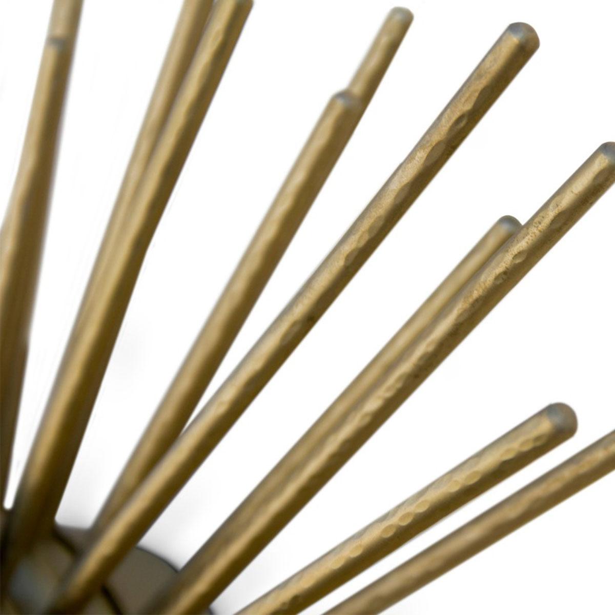 Candeeiro de parede radiante latão