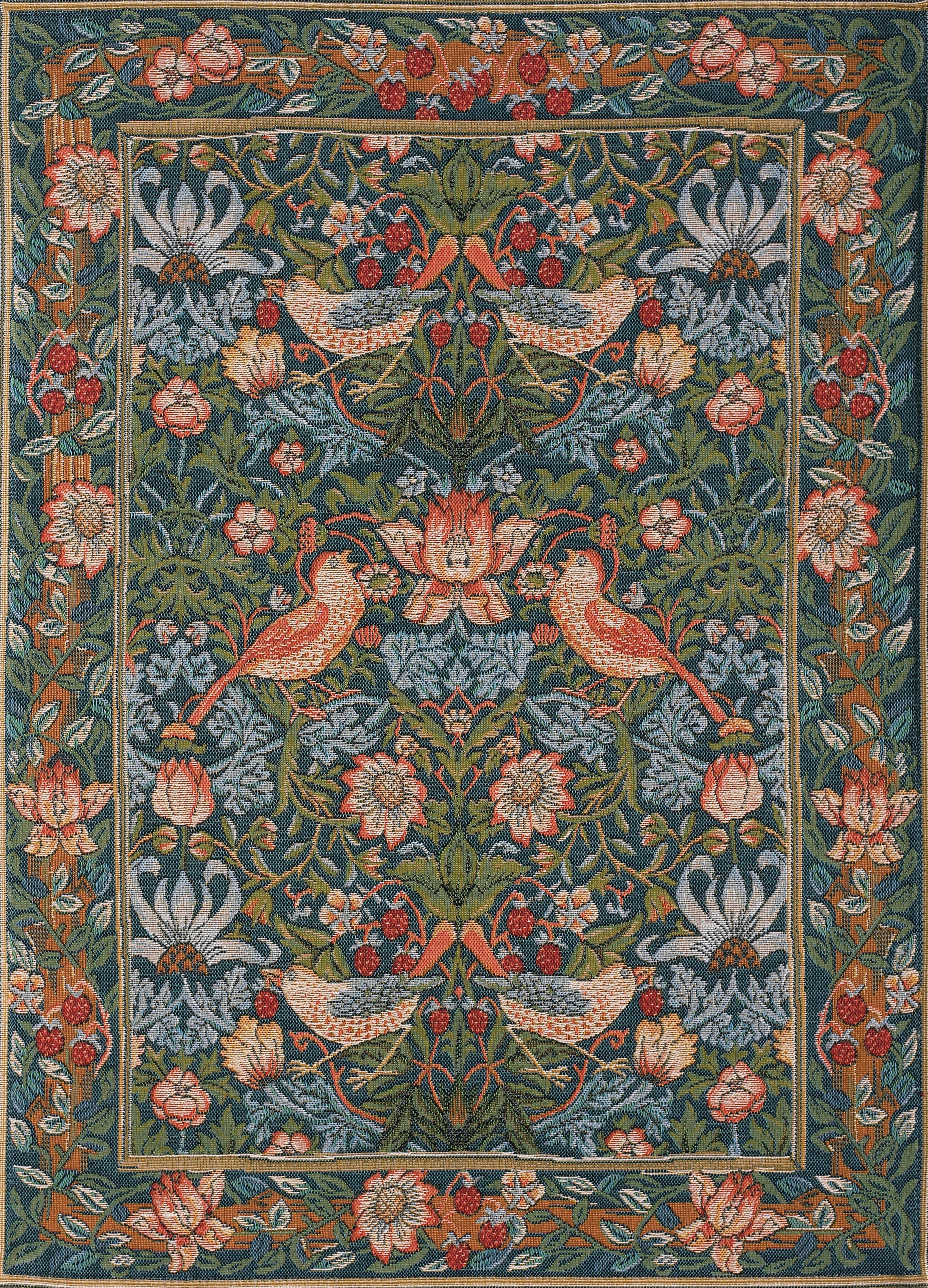 Tapeçaria ladrão de morangos, W. Morris | Tamanho: 75 × 100 cm