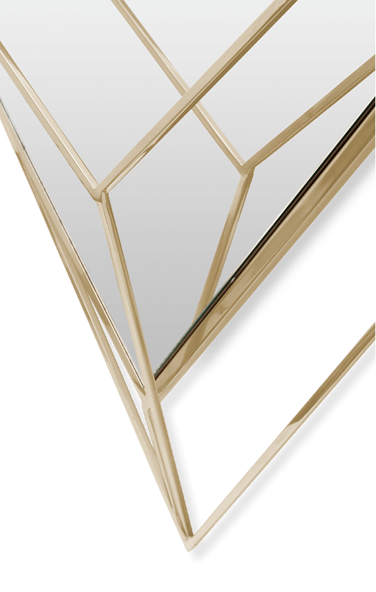 Espelho de parede pequeno Lustre