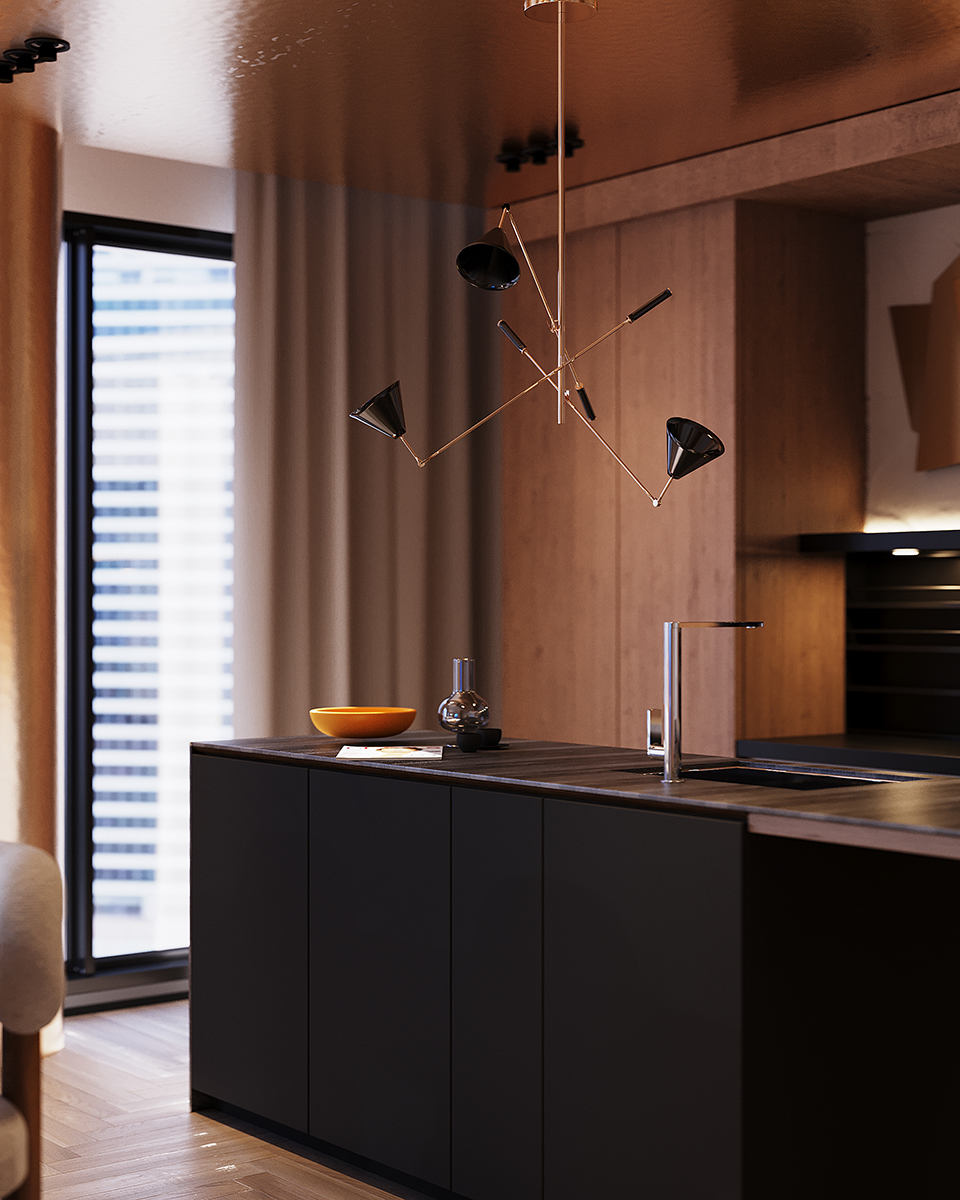 Candeeiro suspenso Crooner