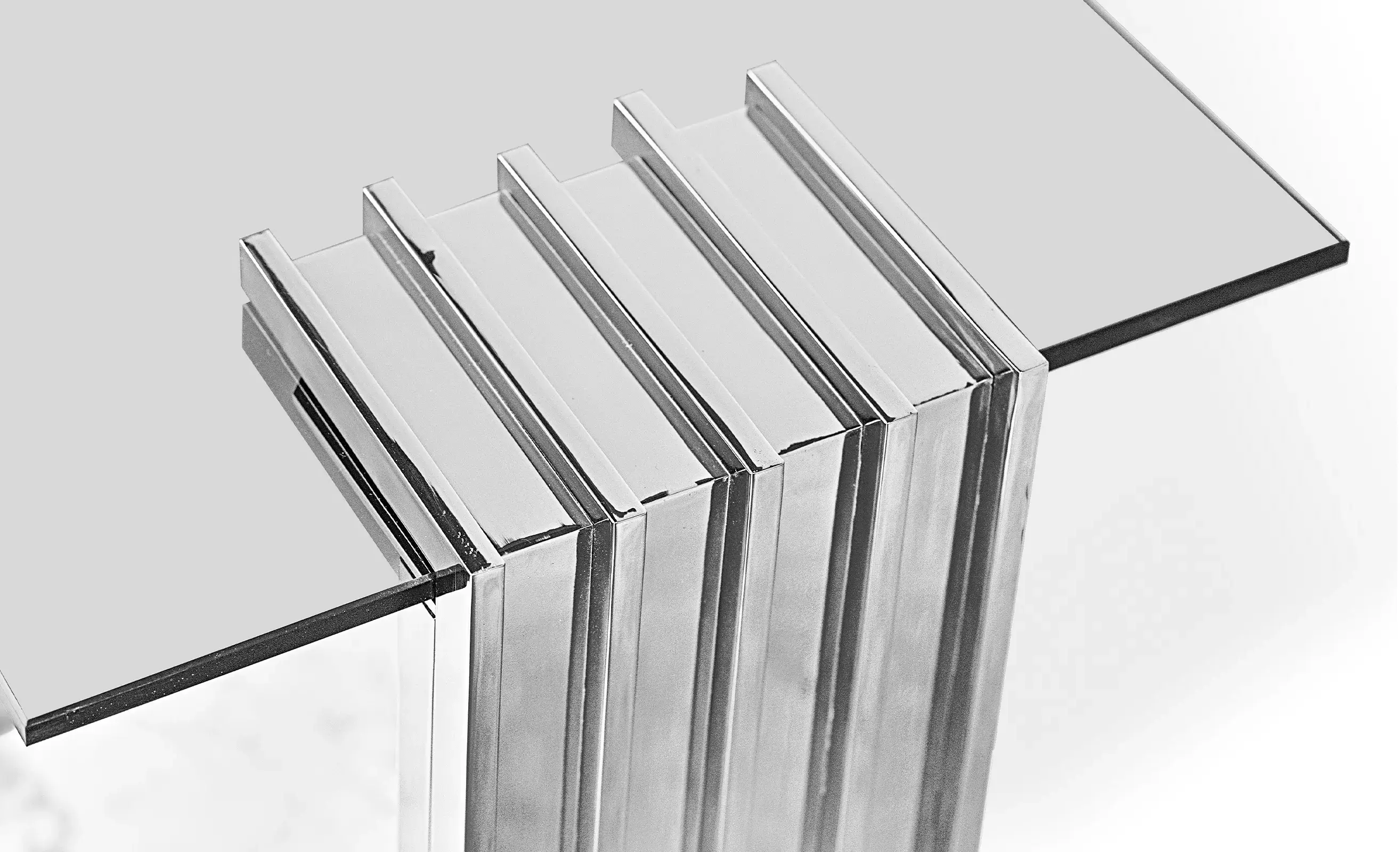 Mesa de apoio cinzenta Whirlwind