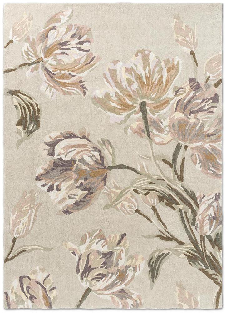 Tapete Gosford Natural/Verde Salva | Tamanho: 140 × 200 cm