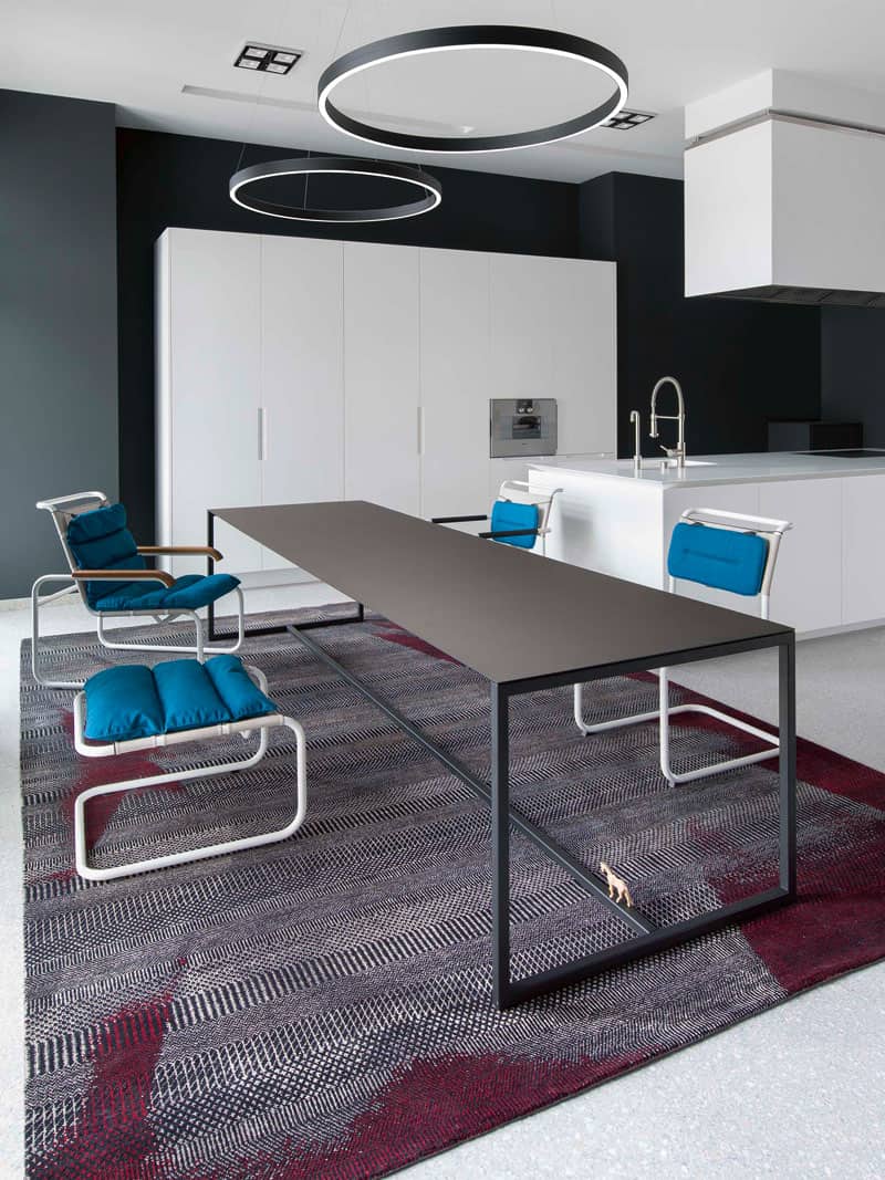 Tapete Red Wood Feito à Mão