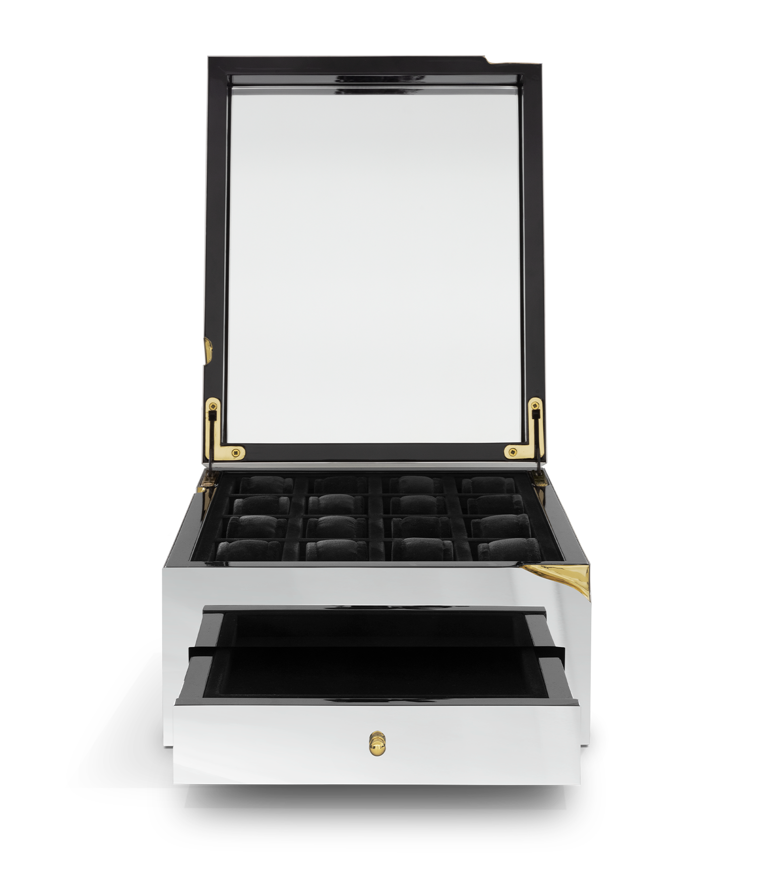 Caixa de relógio fissura