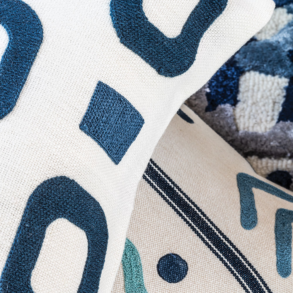 Almofada Maakola Indigo 50 × 50