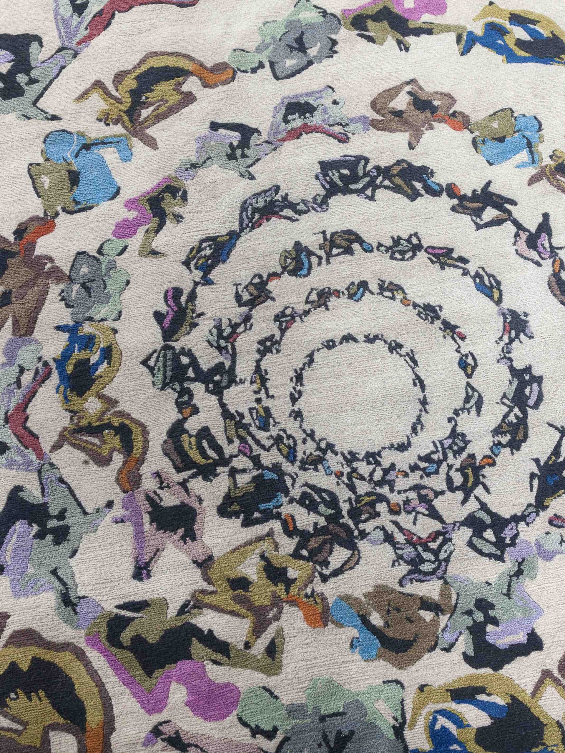 Tapete Human Circle Inferno Circle