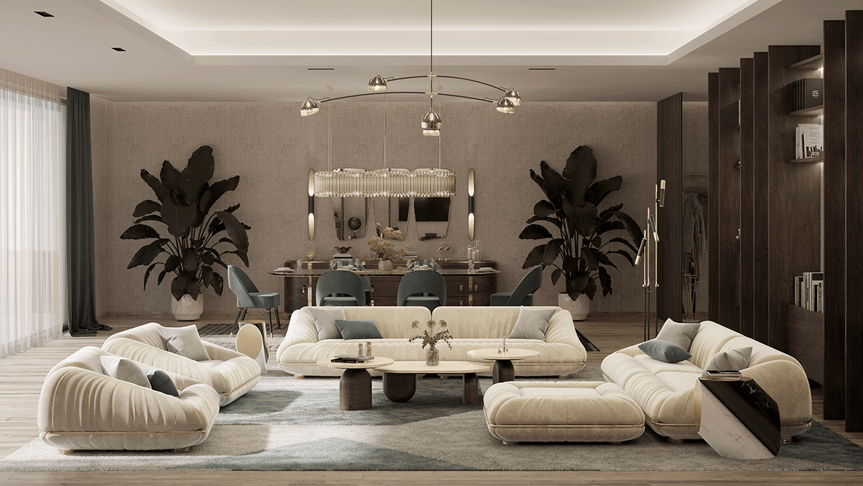 Mesa de Centro Comprida Phillipe - 6