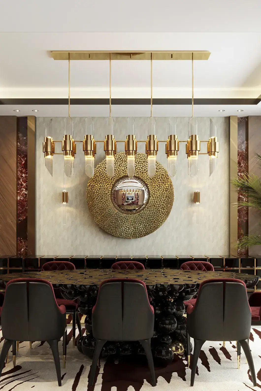 Candeeiro suspenso retangular Stellar