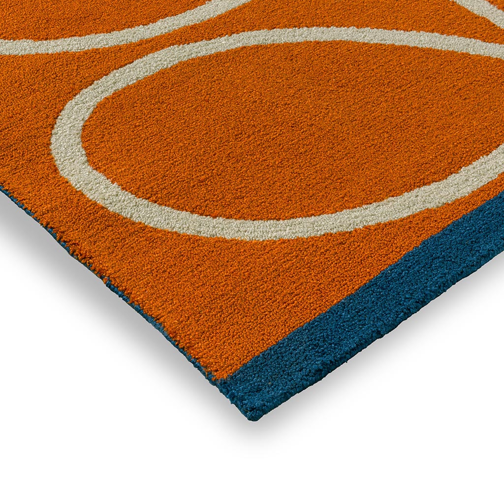 Tapete Exterior Linear Stem Laranja | Tamanho: 160 × 230 cm