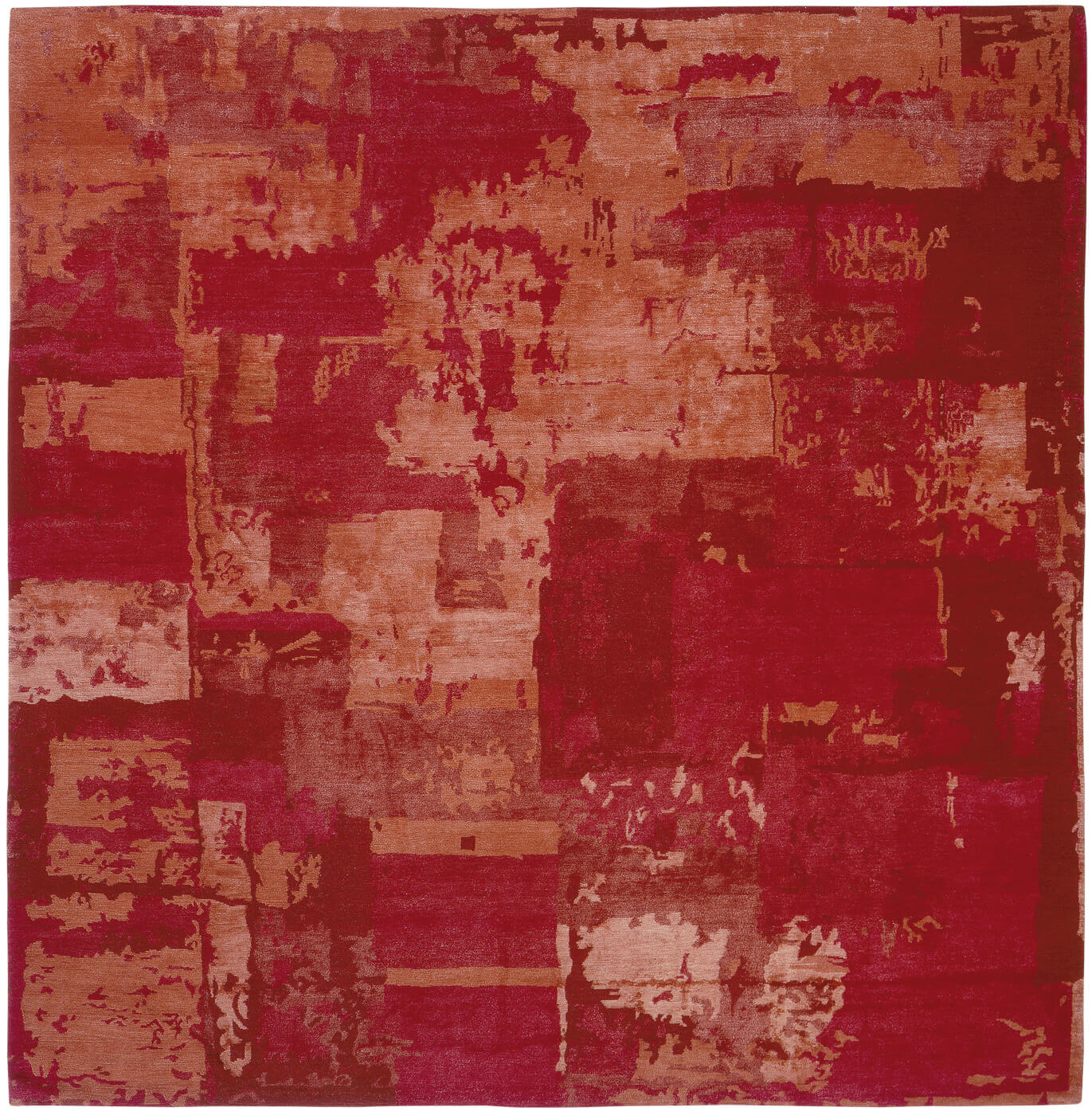Tapete Boro 3 Vermelho | Tamanho: 350 × 450 cm