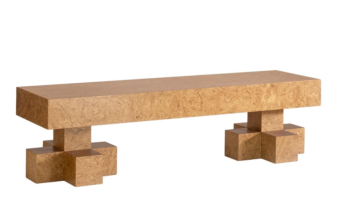 Banco madeira minimalista