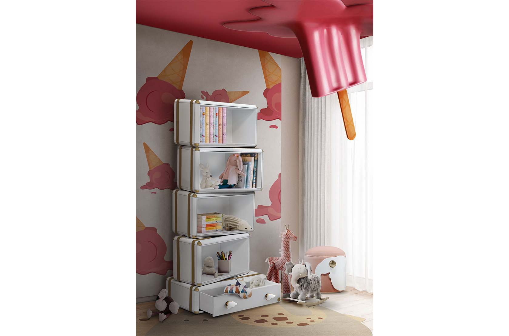 Puxador nuvem do céu Sky Cloud