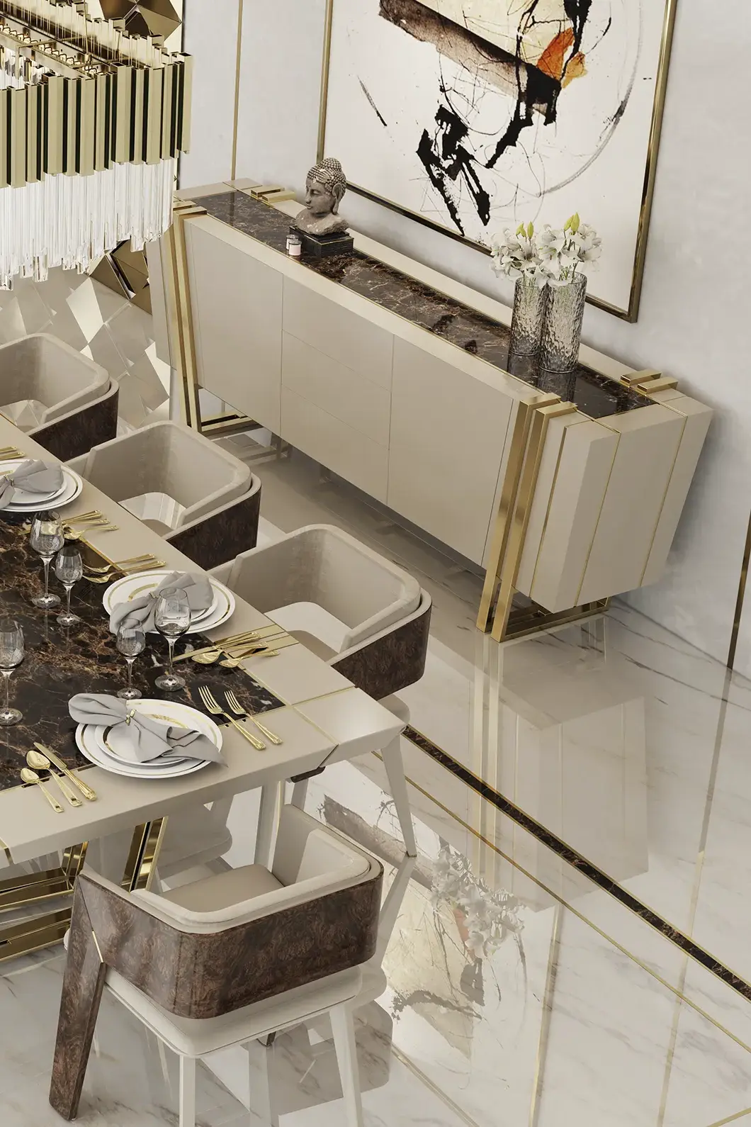 Aparador Ascend bege