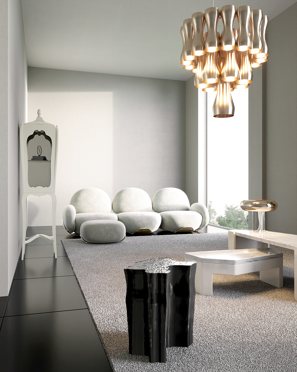 Candeeiro suspenso lustre Crown - 3