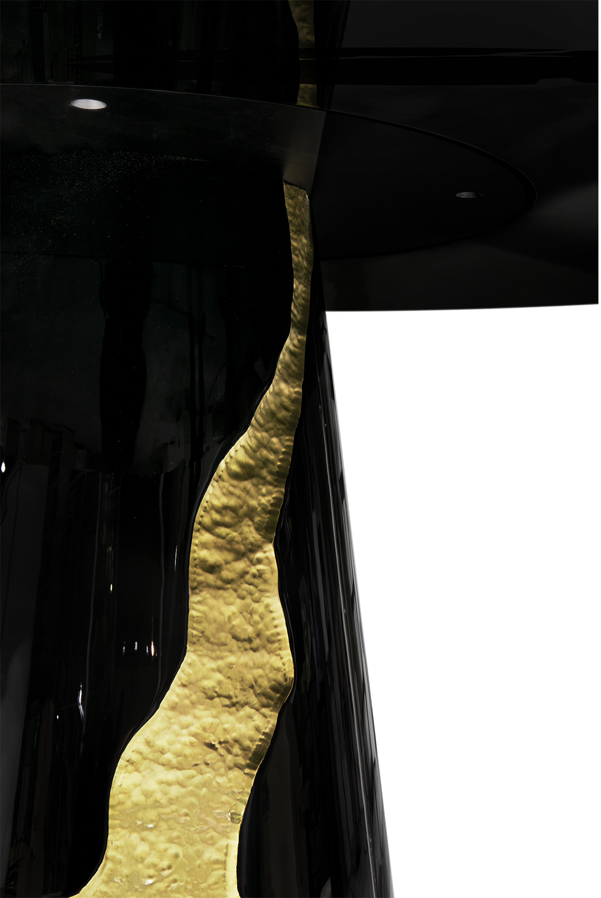 Mesa de Jantar Preta Fissure