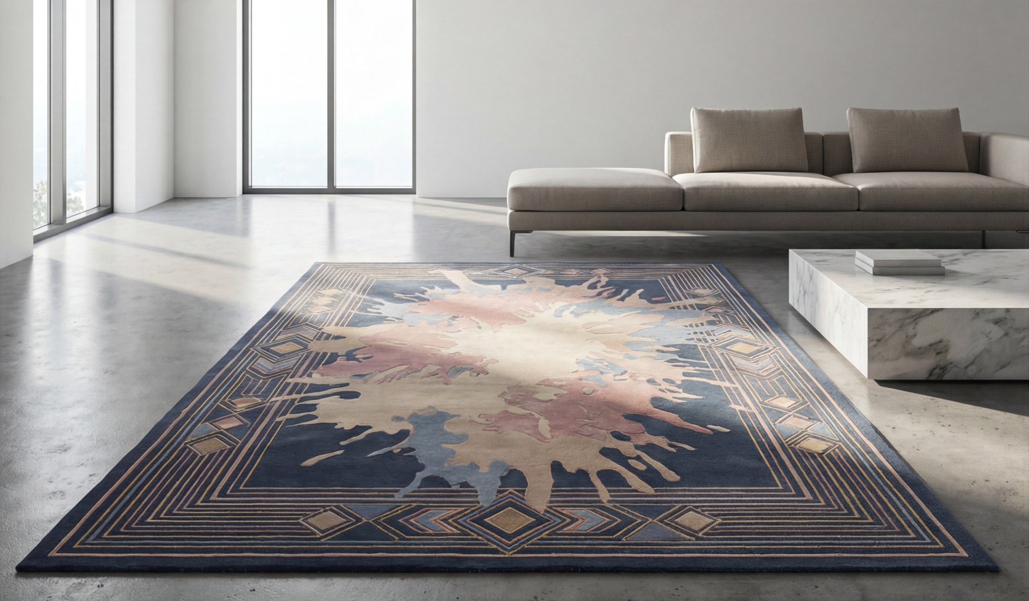 Tapete Heraldic Bloom