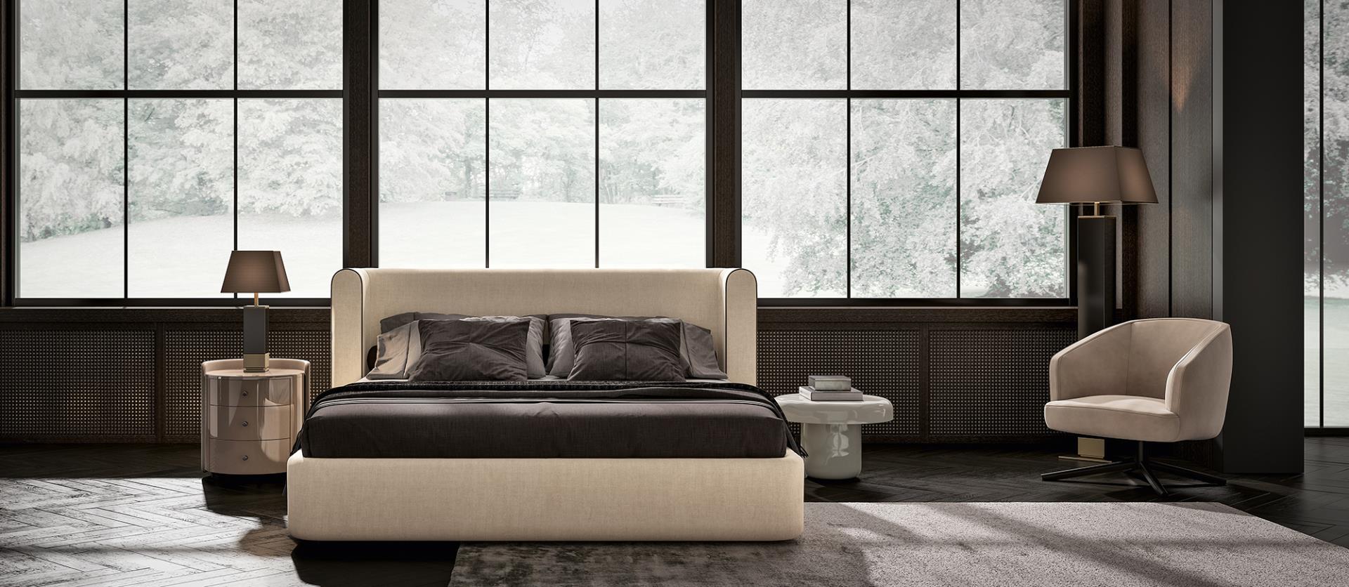 Cama Italiana Uptoyou | Tamanho do colchão: 153 × 203 cm