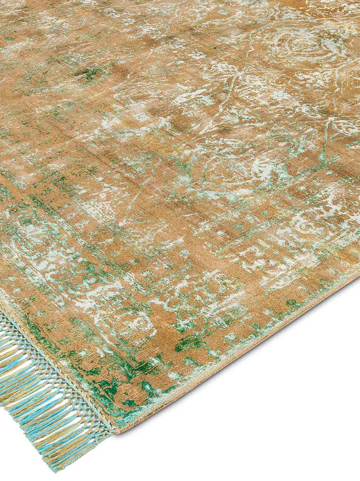 Tapete Rajasthan Zero Pile Feito à Mão Luxury | Tamanho: 183 × 274 cm