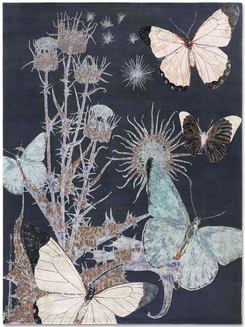 Tapete Butterfly Tecido à Mão