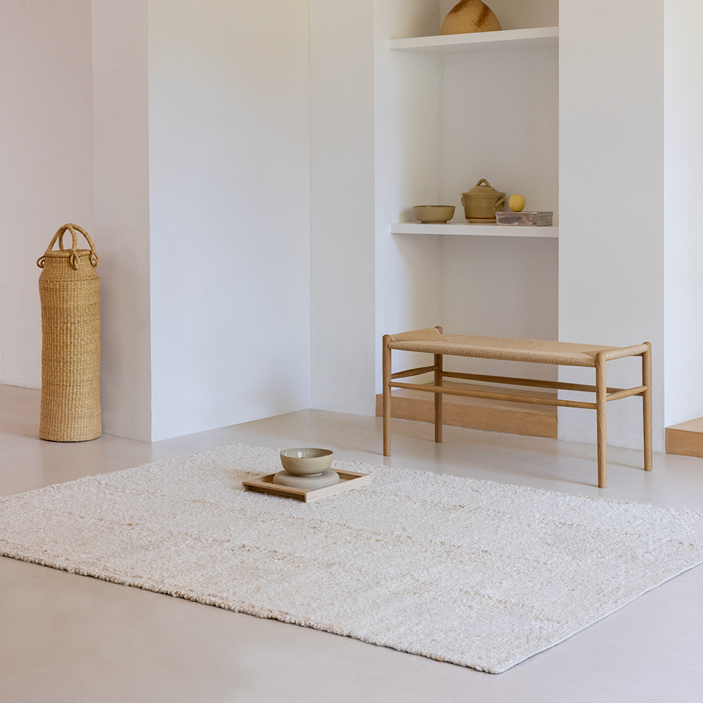 Tapete Craft Fundament Branco Lã